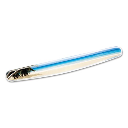 3M Fun Design Clear Gel Keyboard Wrist Rest, Beach Design WR308BH